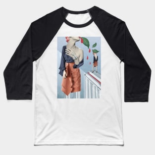 Surreal Fashion Collage Baseball T-Shirt